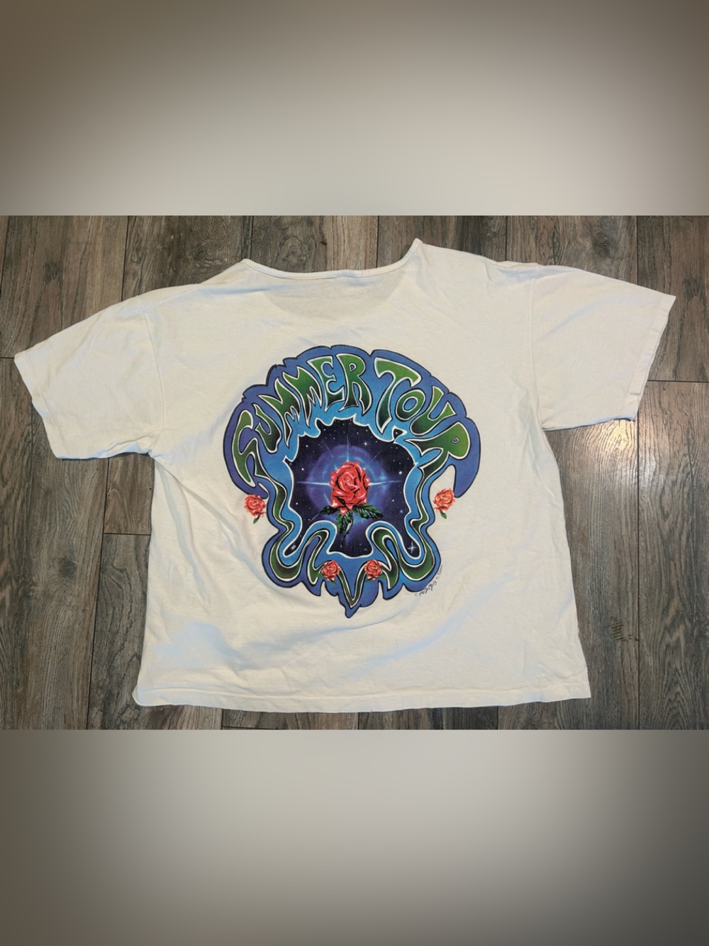 Vintage Grateful Dead Graphic Shirt Summer Tour 1993 M. Dubois Read L/Xl
